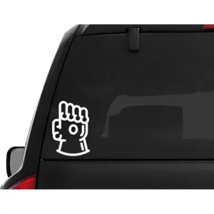 Adesivo De Carro - Manopla Infinito