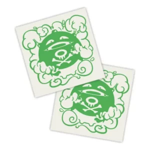 Adesivos P/ Carro 2 Unidaes Verde Kaws Bape Nuvem