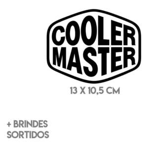 Kit 2 Adesivos Cooler Master Geek Premium