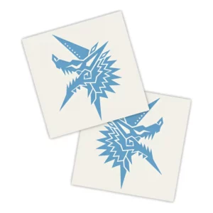 Adesivos P/ Carro 2 Unidaes Azul Monstro Tribal