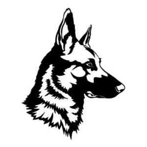 Adesivo Pastor Belga Malinois Cachorro Dog Pet Carro Moto