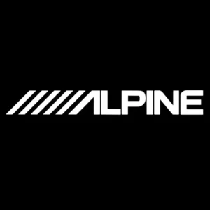 2 Adesivos Alpine Em Vinil Premium Drift + Brindes