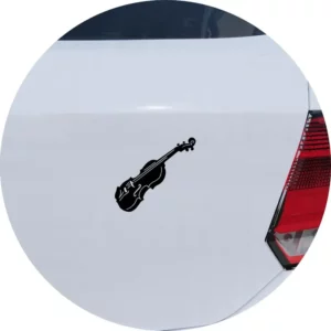 Adesivo Carro Moto Violino Instrumento Musical Violinista