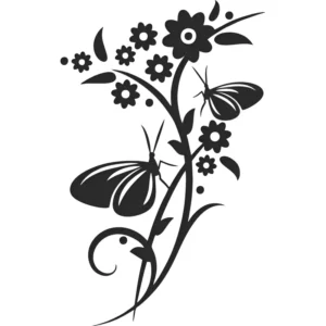 Adesivo De Parede Arabesco Preto Fosco Foscauto Para Quartos e Salas 80x47cm