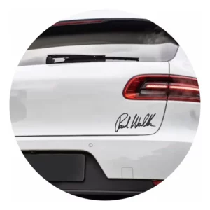 Adesivo Carro Assinatura Autógrafo Paul Walker - Brian