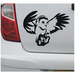 Adesivo De Carro - Coruja Caçadora