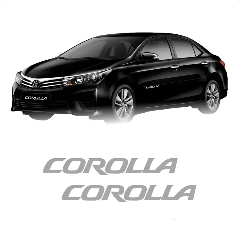 Kit Adesivo Friso Lateral Corola 2008 A 2024 Autocolante