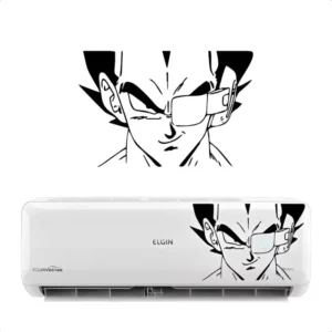 Adesivo Vegeta Dragon Ball Decorativo Ar Condicionado Carro