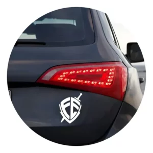 Adesivo Escudo Da Fé Valadão Cristão Religioso Automotivo