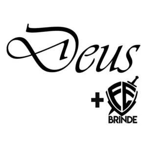 Adesivo Deus Premium Carro Moto Decoração 18x7 Cm