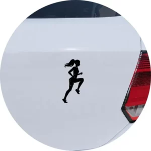 Adesivo De Carro Corrida Menina Correndo