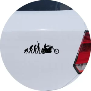 Adesivo Carro Moto Vidro Evolução Motociclista Estradeira