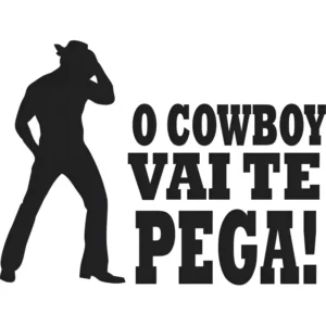 Adesivo Country Cowboy Colar Em Parede Móveis Carro Caminhão