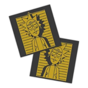 Adesivos P/ Carro 2 Unidaes Amarelo Genio Doutor Art