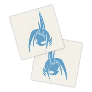 Adesivos P/ Carro 2 Unidaes Azul Silhueta Anime Olho R$ 49, 90 10% OFF levando 3 Frete grátis Frete grátis