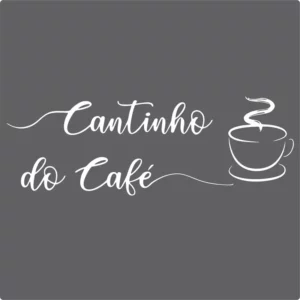 Adesivo Decorativo P/ Parede Frase Cantinho Do Café Cozinha