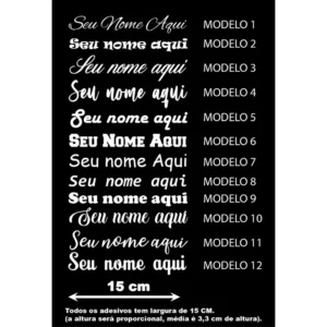 Adesivos De Nomes Para Motos