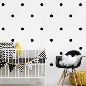 Adesivo Decorativo De Parede Bolinhas 120un X 5cm