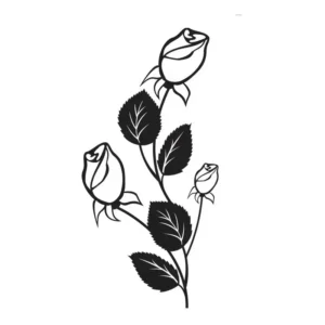 Adesivo De Parede Floral Box Vidro Janela Porta Decorativo