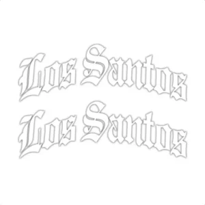 Kit 2 Adesivos Para Carro Los Santos Gta Para Brisa Painel