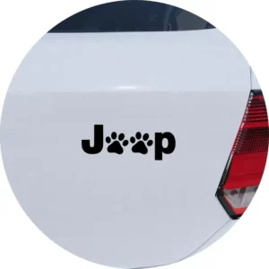 Adesivo Carro Moto Vidro Jeep Patas De Gato Ou Cachorro