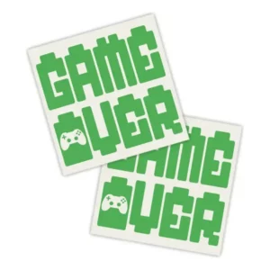 Adesivos P/ Carro 2 Unidaes Verde Game Over