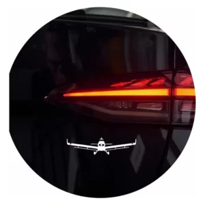 Adesivo Carro Avião Ipanema - Agrícola Monomotor Caminhonete