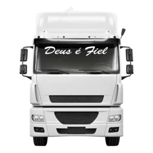 Adesivo Deus É Fiel - Carro - Caminhão