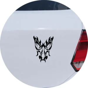 Adesivo De Carro Cara De Dragão Tribal