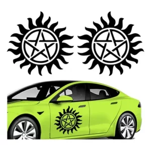 Adesivo Porta Carro 2 Unidades - Sol Pentagrama