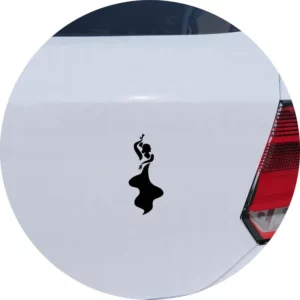 Adesivo Para Carro Mulher Dançando Flamenco