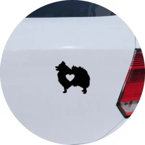 Adesivo Carro Moto Vidro Lulu Da Pomerânia Decal