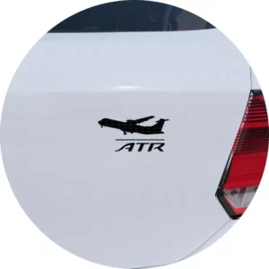 Adesivo De Carro Avião Atr Turboélice