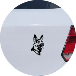 Adesivo Carro Moto Vidro Cachorro Raça Pastor Alemão