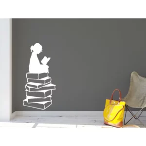 Adesivo Decorativo Cantinho Da Leitura Cor Branco