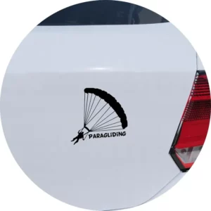 Adesivo Carro Moto Vidro Paraglide Parapente Paraglider