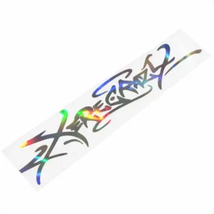 Adesivo Xerecrazy Holográfico 50x10cm Para Carro Caminhão