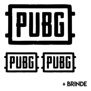 Kit Adesivos Pubg Premium Geek Gamer + Brinde