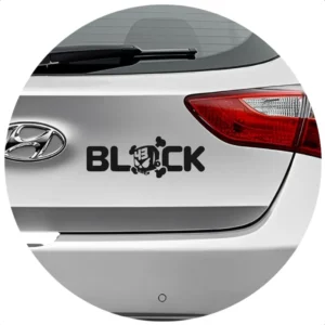 Adesivo Para Carro Ken Block 43 Skull Caveira 15cm