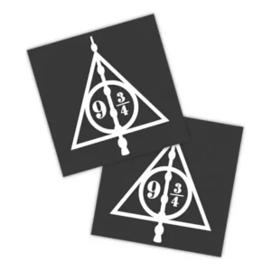 Adesivos P/ Carro 2 Unidaes Branco Hp Relíquias Arte R$ 49, 90 10% OFF levando 3 Frete grátis Frete grátis