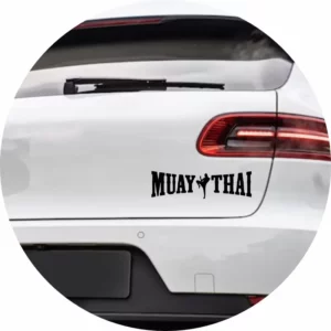 Adesivo Muay Thai Carro Moto Vidro