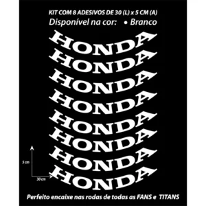 Adesivo Honda Roda Titan 160/150
