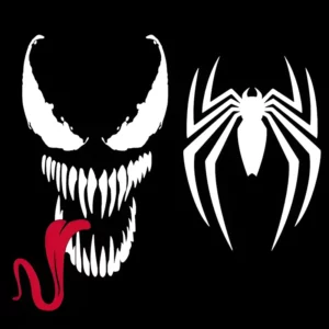 Adesivos Venom Color + Aranha Venom Geek Heroes