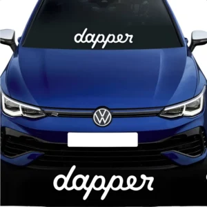Adesivo Tunning Dapper Para Parabrisa Carro Caminhão 45cm