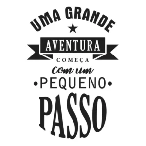Adesivo Decorativo Foscauto Preto Fosco 65x45cm Frase Parede Autocolante