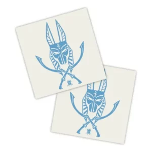 Adesivos P/ Carro 2 Unidaes Azul Anúbis Egípcio R$ 49, 90 10% OFF levando 3 Frete grátis Frete grátis