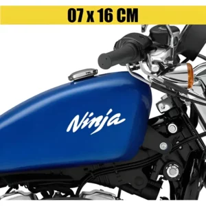 Adesivo Para Moto Capacete - Frase Ninja