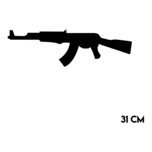 1 Adesivo Ak-47 31 Cm Em Vinil