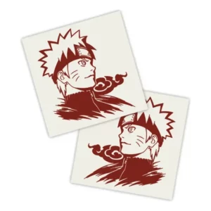 Adesivos P/ Carro 2 Unidaes Vermelho Ninja Jovem