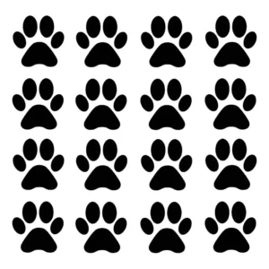 Adesivos Patinhas De Cachorro Gato 50 Unidades 4 X 3 Cm